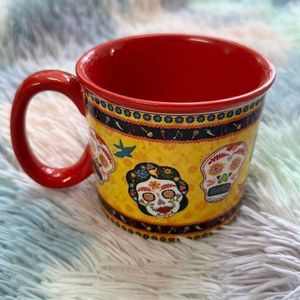 Fiesta Día de los Muertos / 5 de mayo Ceramic Mug very colorful and fun mug